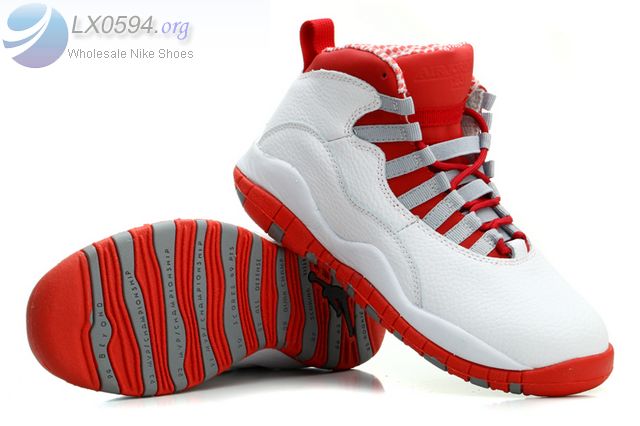 Jordan 10 White Red