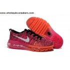 Womens Nike Flyknit Max Pink Orange Running Shoes