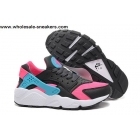 Womens Nike Air Huarache Black Pink Jade Trainer