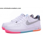 Womens Nike Air Force 1 GS White Rainbow Shoes