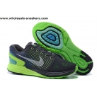 Nike Flyknit LunarGlide 7 Black Green Mens Running Shoes