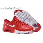 Nike Air Max Zero QS Leather Mens Red White Trainer