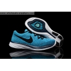 Nike Flyknit Lunar 3 Blue Black Mens Running Shoes