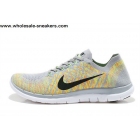 Nike Free 4.0 V2 Flyknit Grey Volt Mens Running Shoes