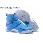 Mens Nike Zoom LeBron Soldier 10 Blue Purple White