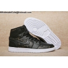Mens Air Jordan 1 Black White Basketball Shoes
