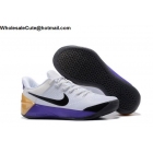 Womens Nike Kobe AD EP White Purple Gold Basketball Shoes