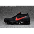Mens & Womens Nike Air VaporMax Flyknit Black Red