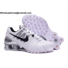 Nike Shox Avenue White Silver Black Mens Running Shoes