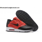 Mens Nike Air Max 90 Premium SE Black Red White
