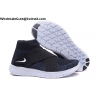 Mens Nike Free RN Motion Flyknit 2017 Blue White Black