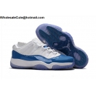 Air Jordan 11 Low University Mens Basketball Shoes Blue White