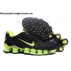 Nike Shox TLX Mens Running Shoes Black Green