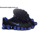 Nike Shox TLX Mens Running Shoes Black Blue
