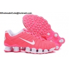 Womens Nike Shox TLX Running Shoes Pink White