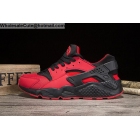 Mens & Womens Nike Air Huarache Red Black Running Shoes