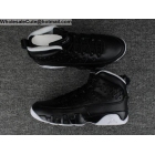 Air Jordan 9 Retro Woven Black White Mens Shoes
