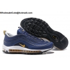 Nike Air Max 97 Midnight Navy Metallic Gold Mens Shoes