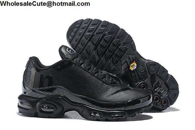 Nike Air Max Plus TN Mercurial All Black Mens Shoes -15843 - Wholesale ...