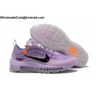 Off White Nike Air Max 97 Purple Black Womens Shoes