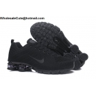 Nike Air Shox Flyknit All Black Mens Shoes