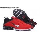 Nike Air Shox Flyknit Red White Black Mens Shoes