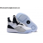 Air Jordan 33 White Black Grey Mens Shoes