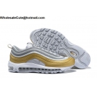 Nike Air Max 97 SE Metallic Silver Gold Mens Shoes