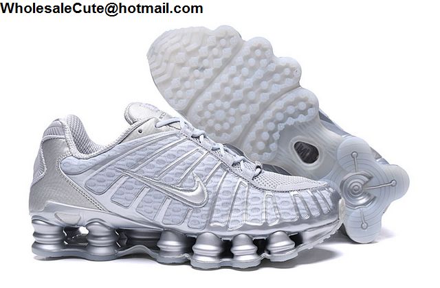nike shox tl mens white