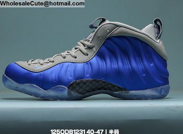 nike air foamposite one royal blue