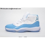 Mens & Womens Air Jordan 11 UNC University Blue White