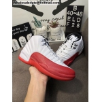 Mens Air Jordan 12 Retro Cherry Red