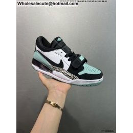 Mens & Womens Jordan Legacy 312 Low White Black Green Glow