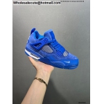 Mens & Womens Air Jordan 4 Retro Nigel Sylvester Deep Royal Blue