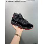 Mens & Womens Air Jordan 11 Dirty Bred Black Red