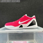 wholesale Mens & Womens Nike Kobe 9 Elite Low Pink White Black
