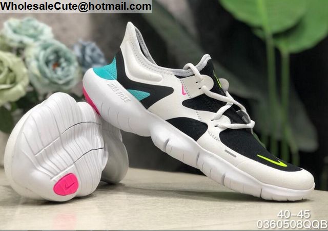 Nike Free RN 5.0 White Black Blue