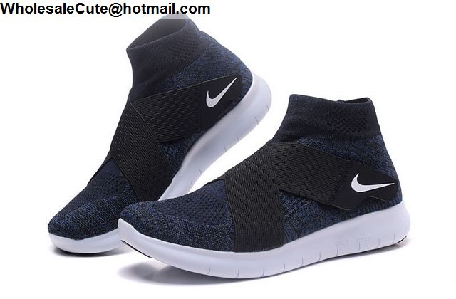 Nike Free RN Motion Flyknit 2017 Black Blue