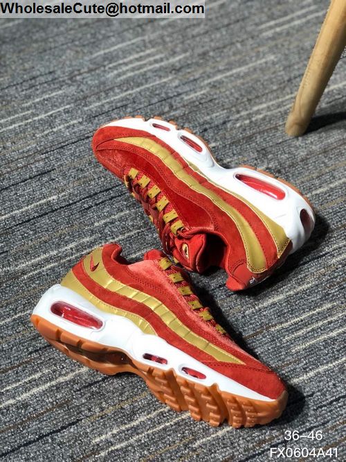Nike Air Max 95 Red Gold