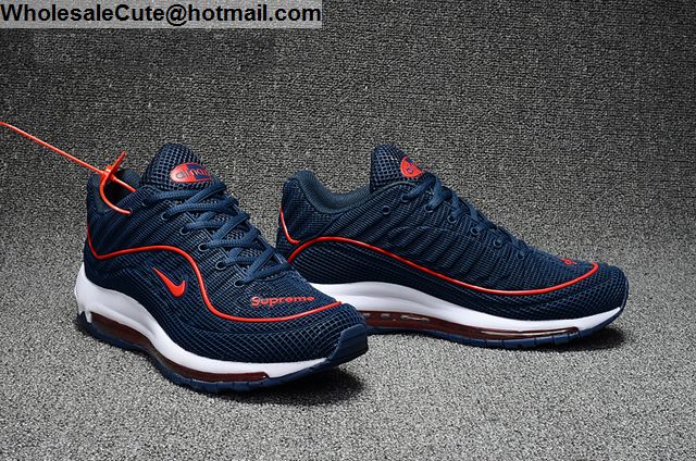 Nike Air Max 98 Dark Blue Red