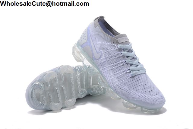 Nike Air VaporMax Flyknit White Grey