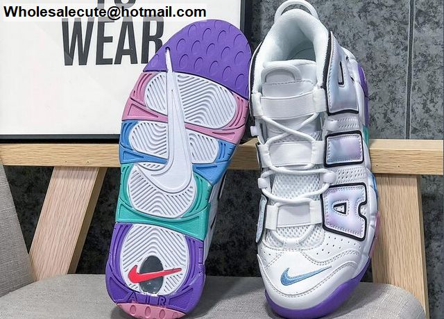 nike uptempo rainbow