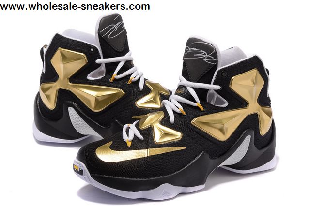 Nike Lebron 13 Black Gold