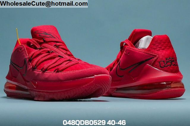 nike lebron 17 low black red