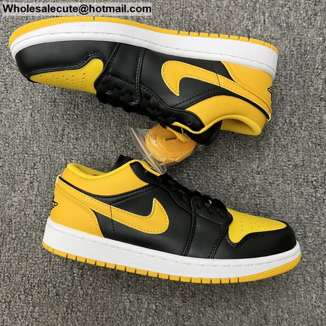 jordan 1 low yellow black