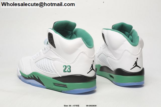 Air Jordan 5 Retro White Green