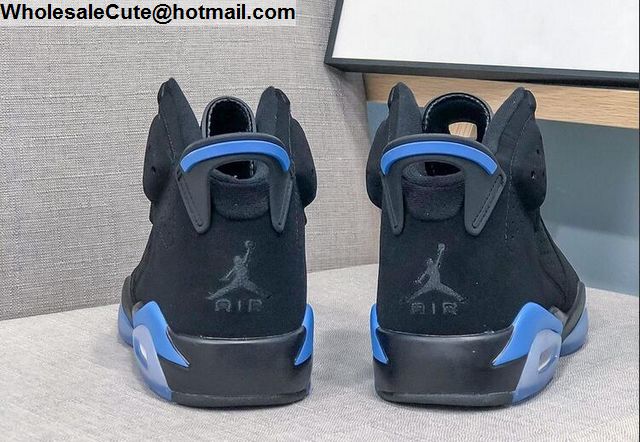 Air Jordan 6 Black University Blue