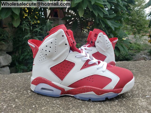 Air Jordan 6 White Red