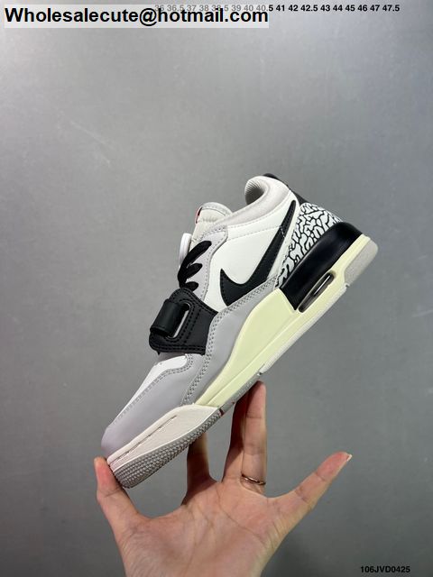 air jordan legacy 312 low white black wolf grey