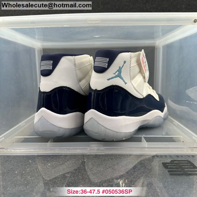 navy blue jordan 11s